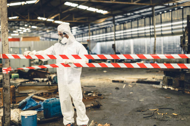 Professional Hoarding Cleanup technician working in East Saint Louis, IL